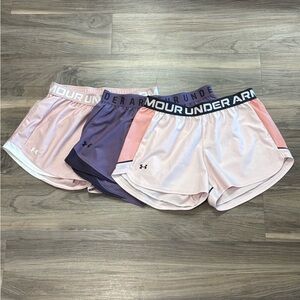 Under Armour Women's Athletic Shorts - 2 Light Pink’s and Purple